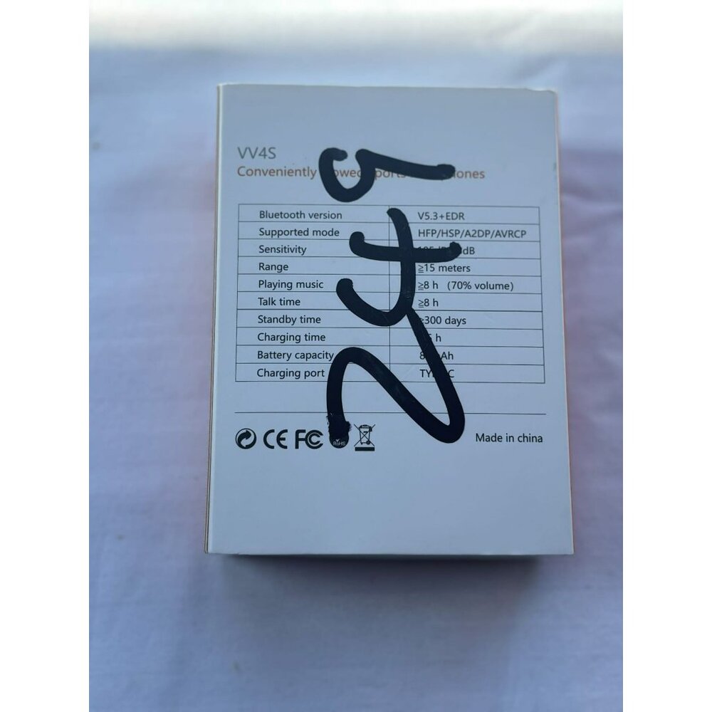 VV4S OWS PRO Stereo Sports High Sound Bluetooth Headset Headphones - Picture 4 of 4